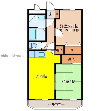 イストワールの物件間取画像